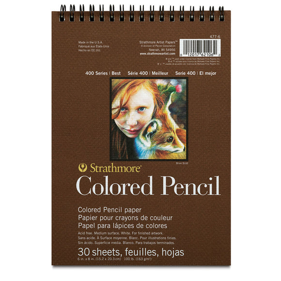 Strathmore 400 series colored pencil pad