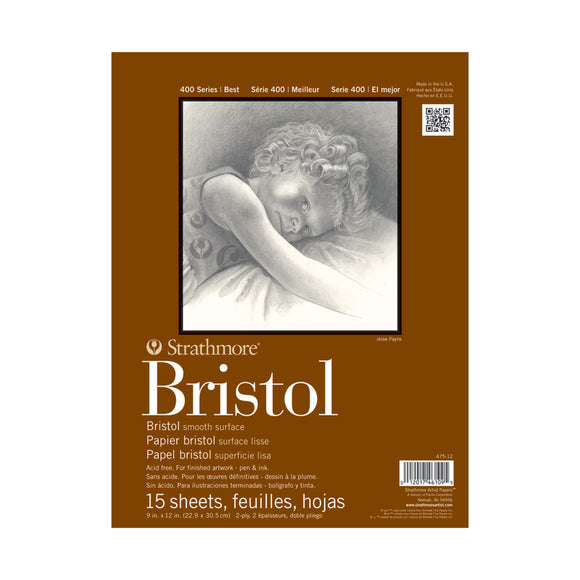 strathmore 400 Series Bristol Pads 9x12inch