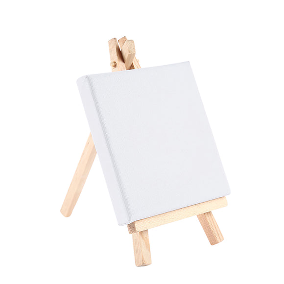 canvas with easel