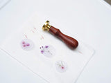 UNIQOOO 1 Inch Round Blank Wax Seal Stamp