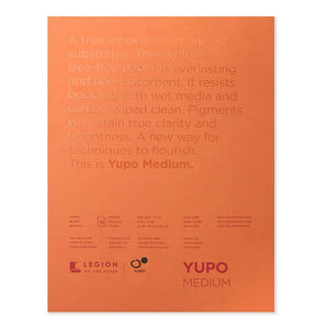 Legion Yupo Medium Watercolor Paper Pads 200gsm