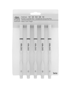 Winsor & Newton Fineliner Black Assortment Set