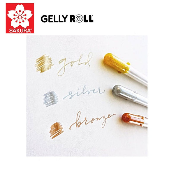 Sakura Gold Gelly Roll Pen - Metallic