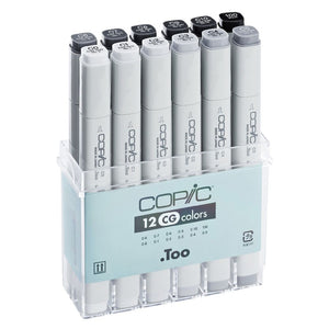 Copic Marker 12pc - Grey-Set