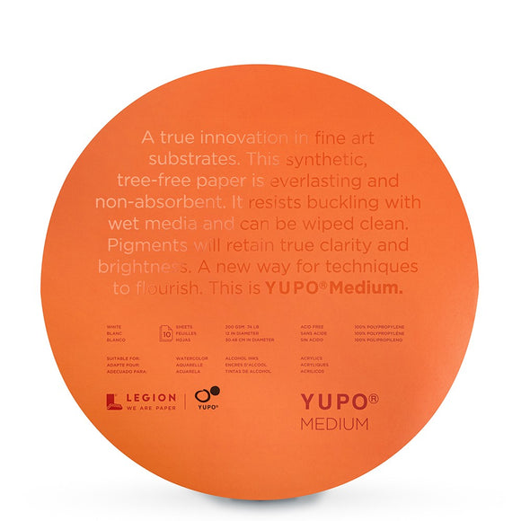 Legion Yupo Round Watercolor Paper

200 gsm