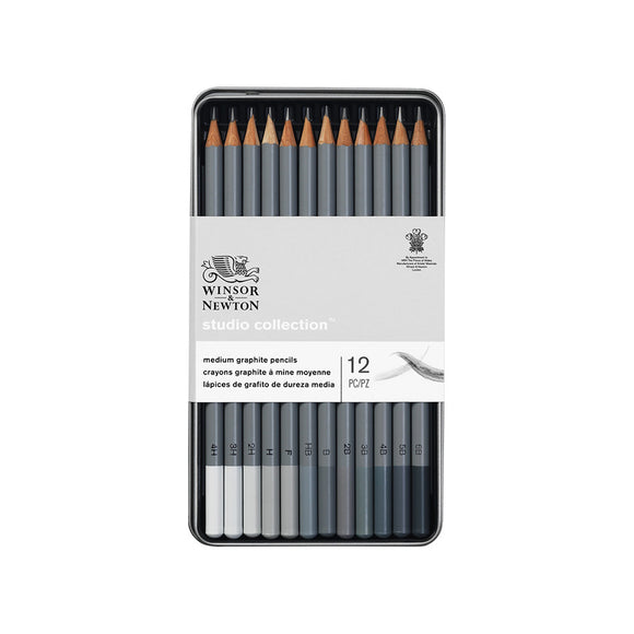 Winsor & Newton Studio Graphite Pencil Set of 12