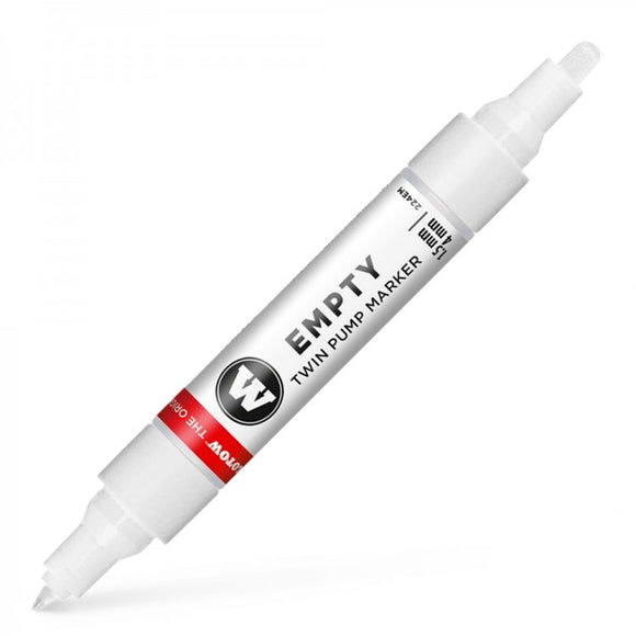 ONE4ALL EMPTY ACRYLIC TWIN MARKER 1.5MM AND 4MM NIB