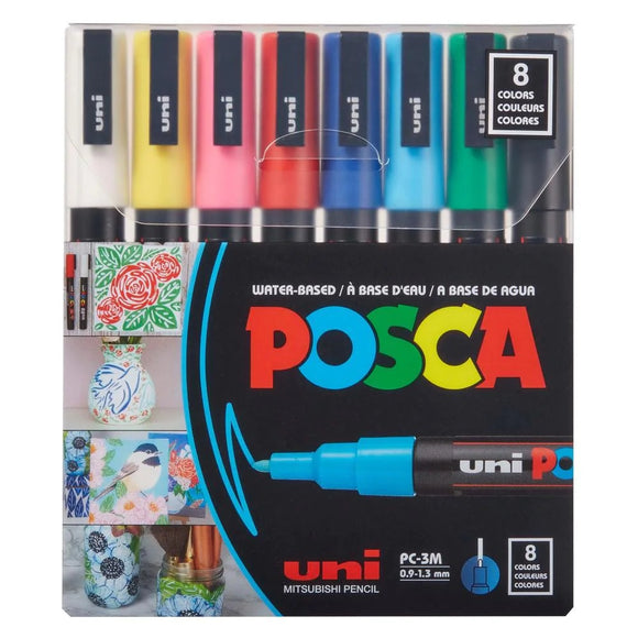 POSCA 8-Color Paint Marker Set