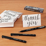 Creative Mark Super Black Permanent Fineliner Pen Sets