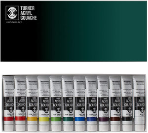 Turner Acryl Gouache Paint Artist Acrylics Assorted Colors 20 ml