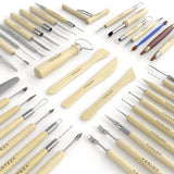 Pottery and Clay Sculpting Tools set of 42