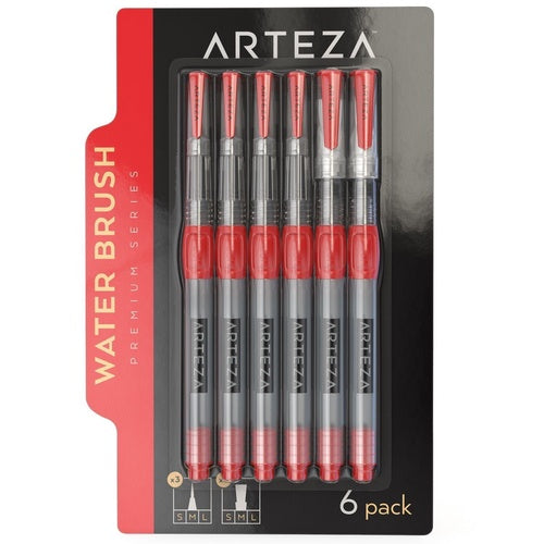Water Brush Pens - Set of 6