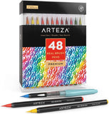 Real Brush Pens Set of 48